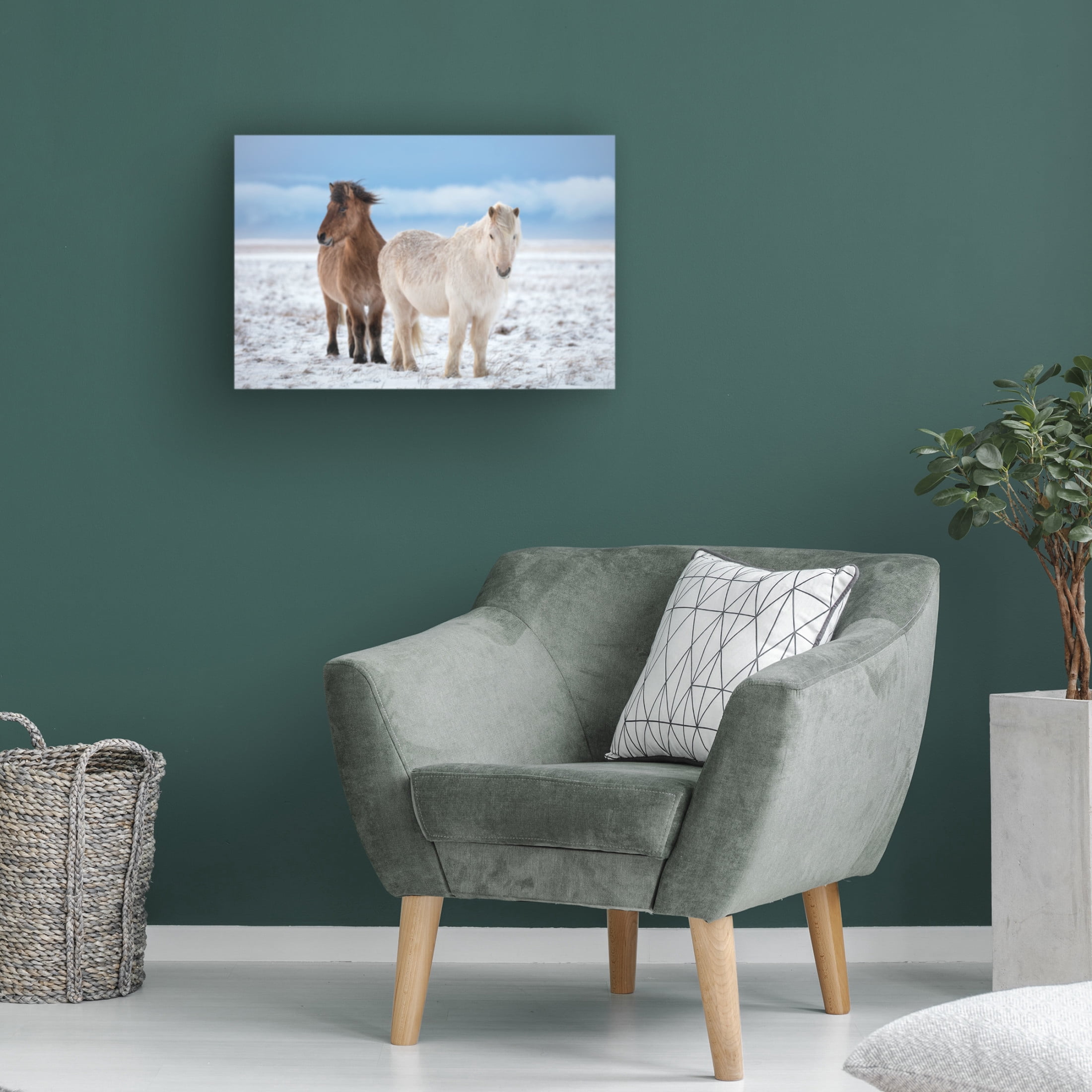 Canvas Wall Art - Fegari  'B R O T H E R S' Wall Art for Living Room, Bedroom, or Office Décor by Trademark Fine Art - 19 x 12 Inches