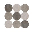 thumbnail image 1 of HomeRoots 402619 Neutral Textured Metal Plate Wall Decor, Gray, 1 of 1