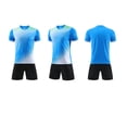 thumbnail image 3 of JAJAHO Boys 2 Piece Athletic Shorts Set V Neck Short Sleeve T Shirt Loose Fit Gym Shorts Outfit Moisture Wicking Sports Clothes, 3 of 3