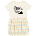 thumbnail image 3 of Inktastic Someone in Virginia Loves Me Girls Toddler Dress, 3 of 5