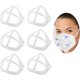 thumbnail image 1 of 6 marcos 3D reutilizables y lavables Marco de soporte de cubierta facial de silicona para soportes internos de máscara, protector de nariz y boca esquí esquí Gafas de esquí, 1 of 5