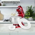 thumbnail image 3 of Shoreew Mixer Bowl Covers for KitchenAid 4.5-5 Qt Stand Mixer Anti-Splash Baffle Transparent Lid with Extra Pouring Window Plastic Bowl Cover to Prevent Spills And Splashes, 3 of 7