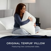 Tempur Pedic Memory Foam Dual Sided 2 in 1 Pillow, Queen Size, Adult