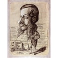 thumbnail image 2 of Monet, Claude 14x18 Gold Ornate Wood Framed with Double Matting Museum Art Print Titled - Caricature of LÃ©on Manchon, 2 of 4