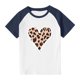 thumbnail image 3 of Blusas y camisas de manga corta con cuello redondo para niños y niñas, blusa de manga corta con estampado de cuello redondo, 3 of 7