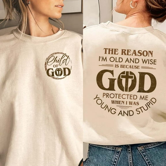 FLAGWIX Child Of God Christian Sweatshirt TPT461SW Sweatshirts For Women, Christmas Gifts For Mom, Sister Gifts