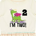 thumbnail image 4 of Inktastic 2nd Birthday Girl Dragon Girls Toddler Dress, 4 of 5