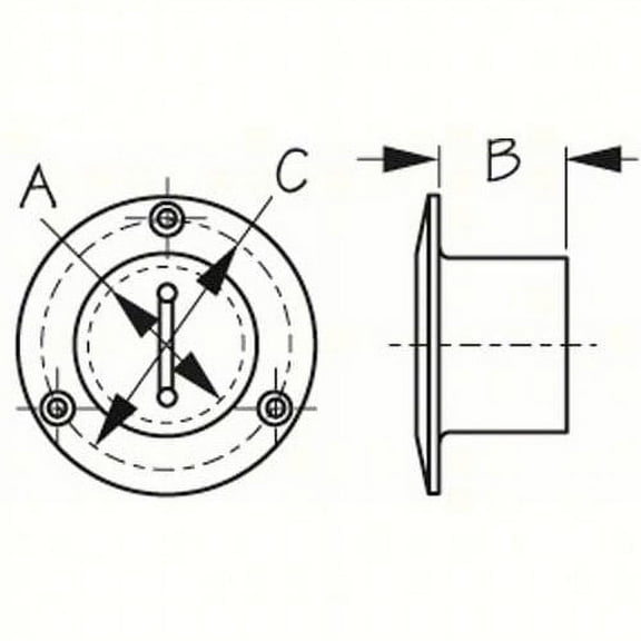 New Pipe Deck Fill sea-dog Line 351352-1 Water 1-1/2" Pipe x 1-1/2" x C 2-3/4"