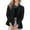 Black, variant on Luxalzxs Womens Blazers Dressy Casual Solid Color Lapel Collar Open Front Suit Jackets Regular Business Casual Blazers Work Office Blazer