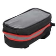 thumbnail image 3 of Bolsa de bicicleta con pantalla táctil, bolsa de almacenamiento de tubo frontal con marco de bicicleta MTB para teléfono de 6,3x3,2 pulgadas, color rojo, 3 of 14