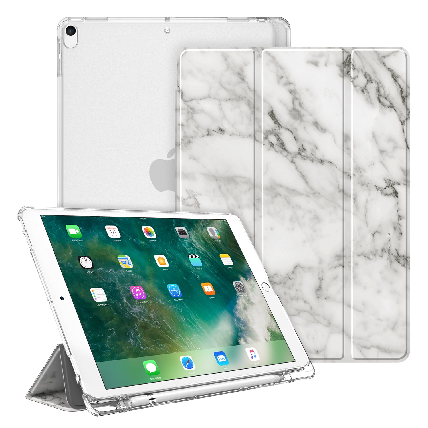 Fintie iPad Air 3 2019 / iPad Pro 10.5" 2017- Translucent Frosted Case
