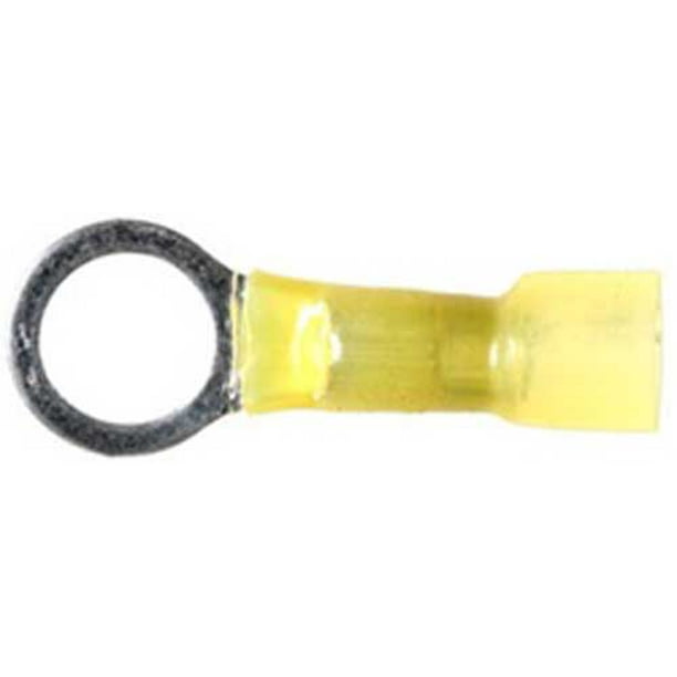 (10) 1210 Gauge Crimp & Solder Ring Terminals 3/8 Stud