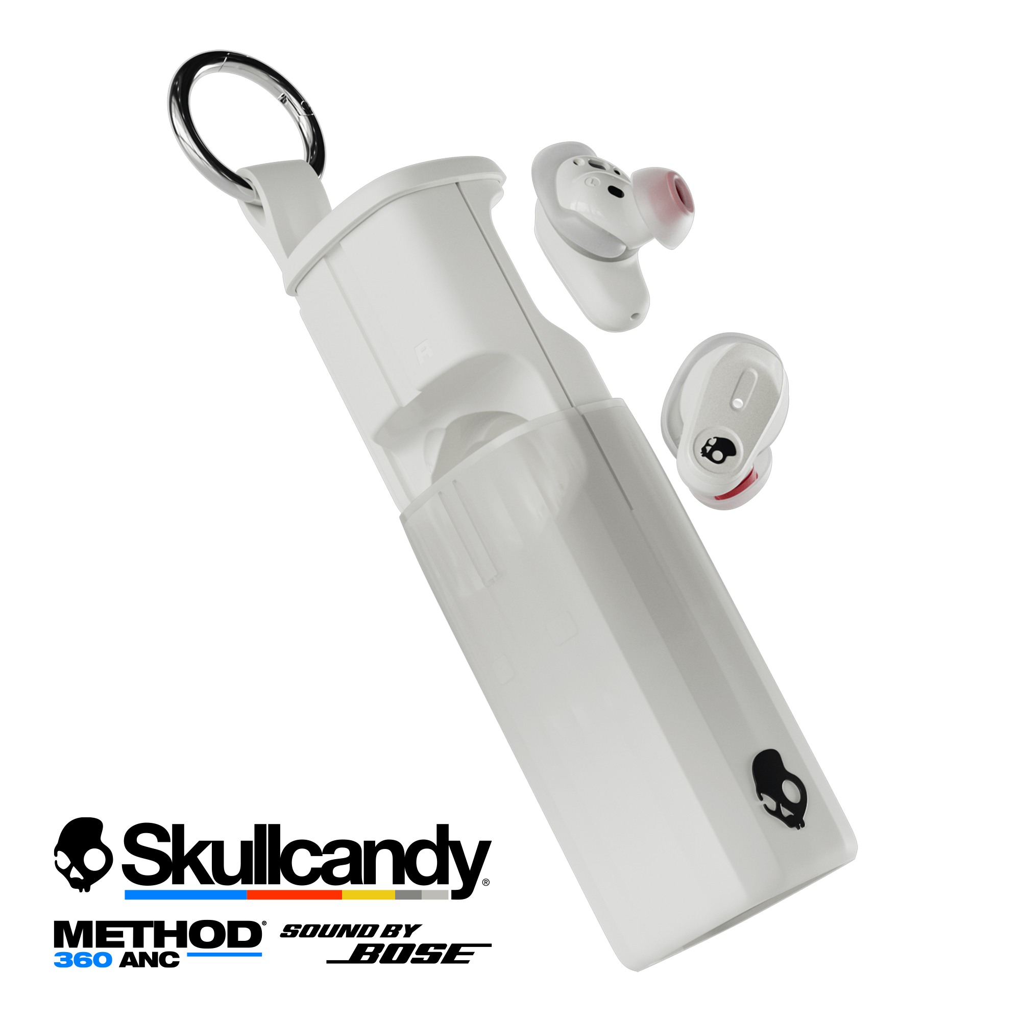 Skullcandy Method 360 ANC XT True Wireless in-Ear Earbuds, Bone