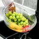 thumbnail image 5 of Escurridor de escurridor, escurridor reutilizable transparente multifuncional para lavar frutas y verduras, colador, cesta para cocina y hogar Blanco, 5 of 7