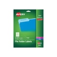 thumbnail image 2 of Avery Clear Permanent File Folder Labels with Sure Feed Technology ,LABEL,LASER F/FLDR 1/3CLR, 2 of 2