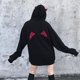 thumbnail image 3 of Sudadera con capucha informal para mujer Little Devil Corner Sudadera con capucha para Halloween, 3 of 5