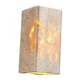 thumbnail image 2 of Lámpara de pared Luces montadas en la pared Puerta Pantalla de mármol decorativa Aplique de pared para pasillo Oficina en casa Sótano al aire libre , 8x8x16cm, 2 of 8