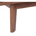 SAFAVIEH Rori Solid Rustic 1 Shelf Coffee Table, Walnut