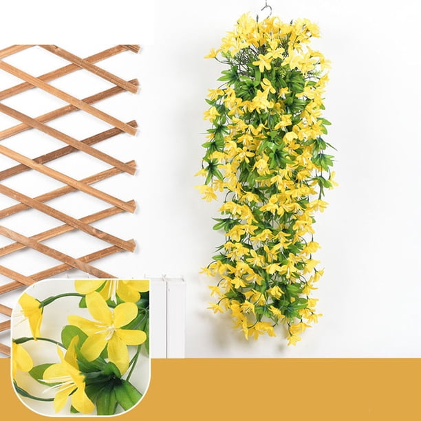 Enredaderas colgantes artificiales para decoración de techo de boda | 7 tenedores, 118 hojas, 80cm | Rosas degradadas realistas, PE resistente a la decoloración, diseño flexible para balcón, arco,