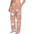 thumbnail image 2 of Daiia Rabbit So Cute Men's Sleep Pant with Pockets and Drawstring,Pajama Pants-Small, 2 of 9