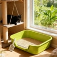 thumbnail image 3 of Litière pour Chat Semi-Fermée Spacieuse pour Grands Chats Design à Flux d'Air Amélioré Fournitures pour Animaux, 3 of 3