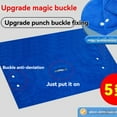 thumbnail image 2 of Innovative Magic Lock Fastener Cleaning Cloth for Housekeeping - Premium Thickened 30x70cm Mopping Towel with Secure Button Attachment, Ideal for Mops & Brooms, Anti-Slip Design, Essential Home, 2 of 6