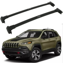 ECCPP Black Roof Rack Cross Bar Luggage Cargo Carrier Rails Fits For Jeep Cherokee 2015-2020 Roof Rack Crossbars