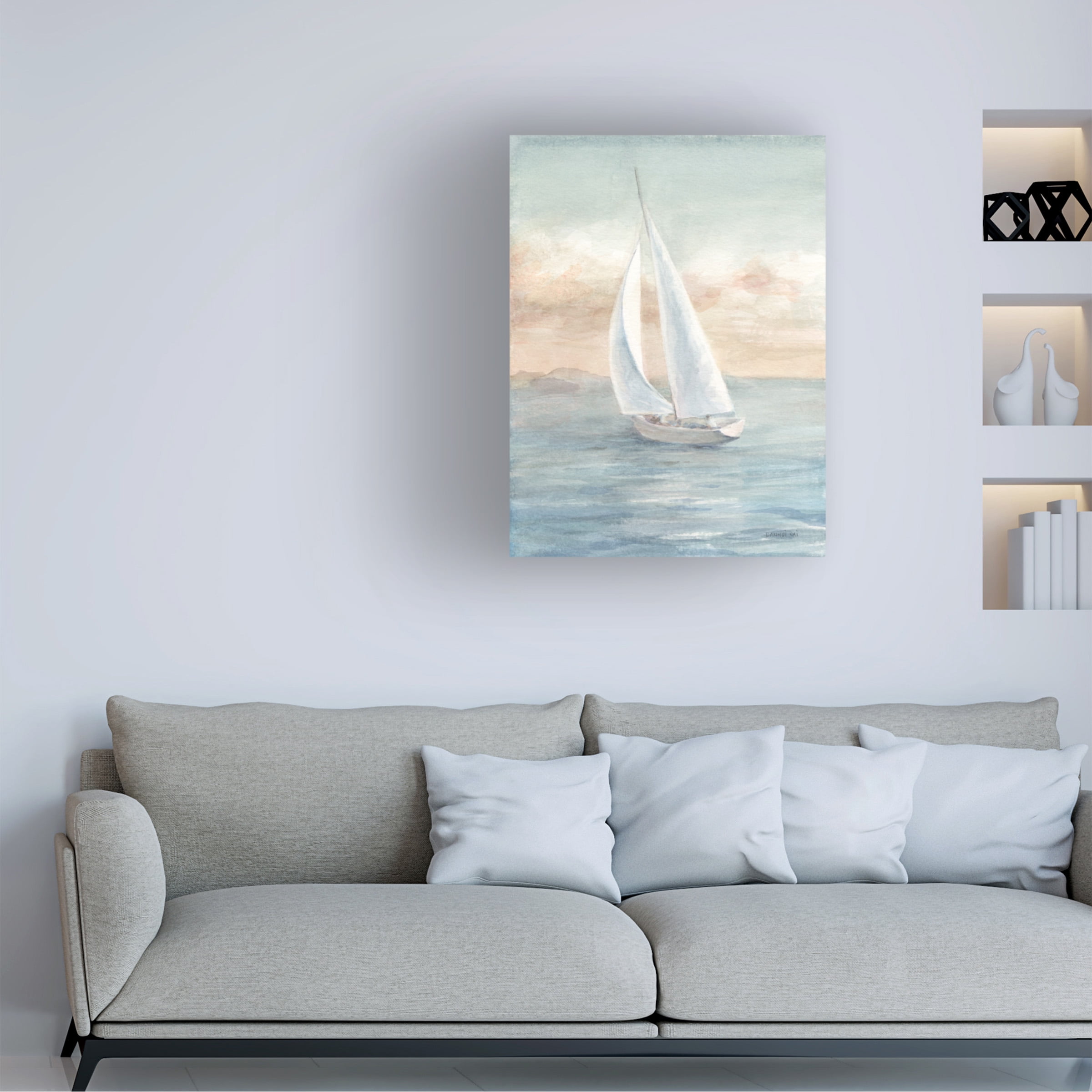Danhui Nai 'Full Sail I' Canvas Art