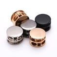 thumbnail image 5 of ZTTD 50 Pcs Metal Cord Locks Double Hole Spring Cord End Toggle Stoppers Round Sliding Cord Fastener Buttons for Drawstrings Bags, Backpacks, Clothing, Shoelaces, 5 of 5