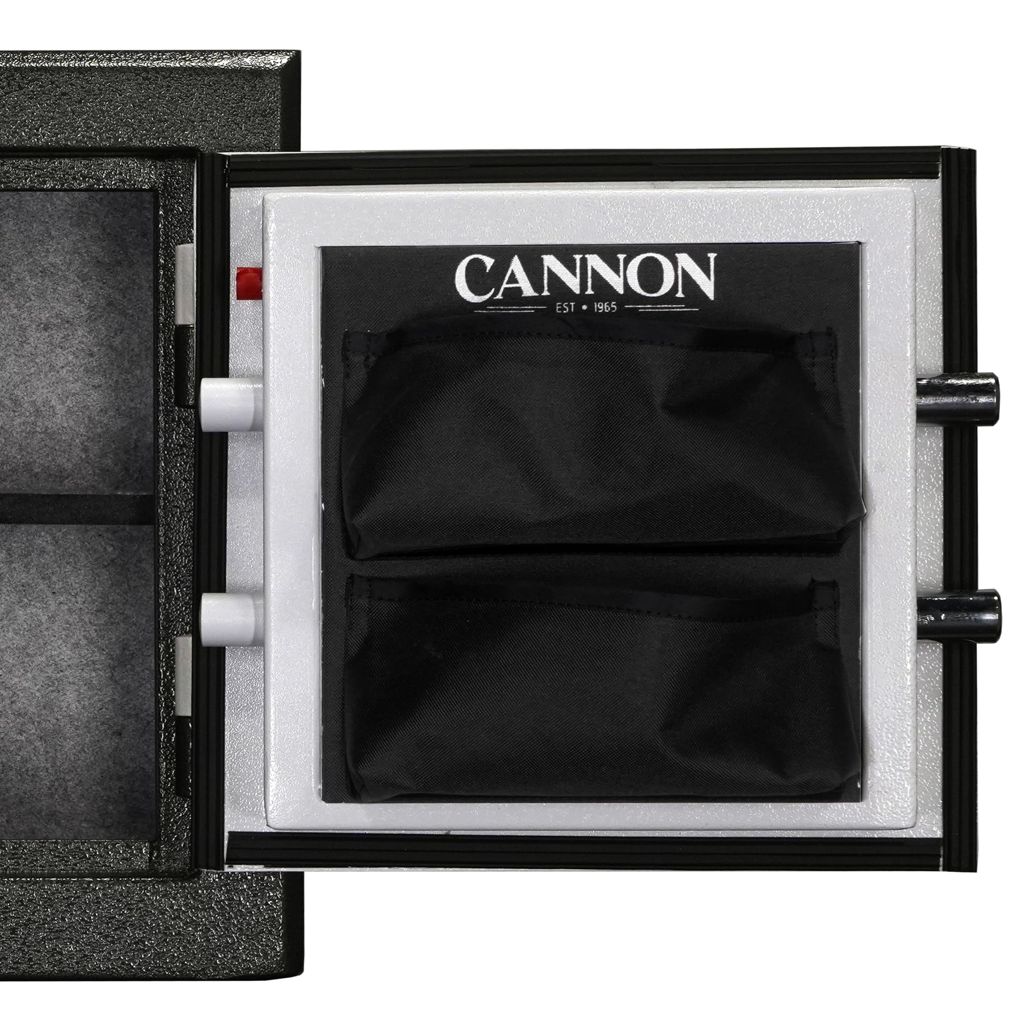 Cannon 60-Minute Fireproof Home Safe with Electronic Lock, Adjustable Shelf & Door Organizer – Fire & Smoke Protection for Documents, Jewelry & Valuables 1819-DGPH6HEB-23