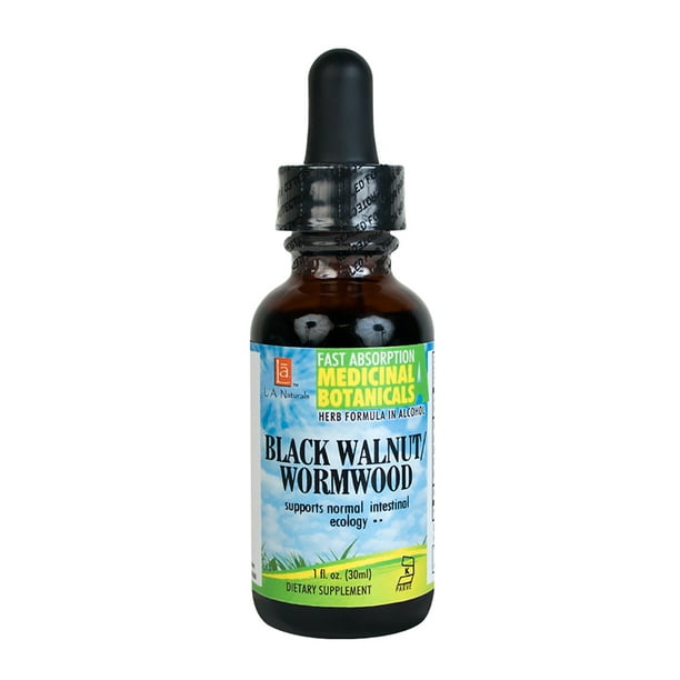 L A Naturals Black Walnut & Wormwood, 1 Oz