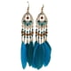 thumbnail image 1 of Minnieouse 1 par de pendientes estilo vintage gotas para los oídos adornos duraderos azul pavo real Azul eléctrico 20Conjunto, 1 of 6