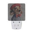 thumbnail image 5 of Yayeee LED Plug in Night Light for The Home with Auto Dusk to Dawn Light Sensors, 2 Pack, Gray Dog Artist, 5 of 6