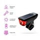 thumbnail image 4 of Luz Delantera para Bicicleta Redlemon Carga Solar Impermeable con Claxon Sensor de Luz Batería Recargable, 4 of 4