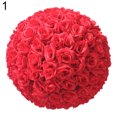 thumbnail image 4 of Cheers 8 Inch Wedding Artificial Rose Silk Flower Ball Hanging Decoration Centerpiece, 4 of 7