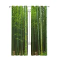 thumbnail image 6 of Bamboo Forest Green Sheer Curtains Living Room Window Tulle Curtains For Bedroom Kitchen Home ration Voile Drapes, 6 of 7