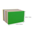 thumbnail image 2 of CHICHUMID Assorted Color Portable Note Cards Thickened Paper for Convenient Recording and Messages, 2 of 8