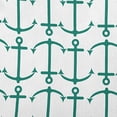 thumbnail image 2 of 14" x 20" Simply Daisy Anchor Pattern Indoor/Outdoor Pillow, Kelly Green Qty 1, 2 of 3