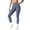 Blue, variant on Atkumj Yoga Pants Women Fashion Contour Stitching High Waist Long Leggings Casual Solid Color Gym Leggings for Women S
