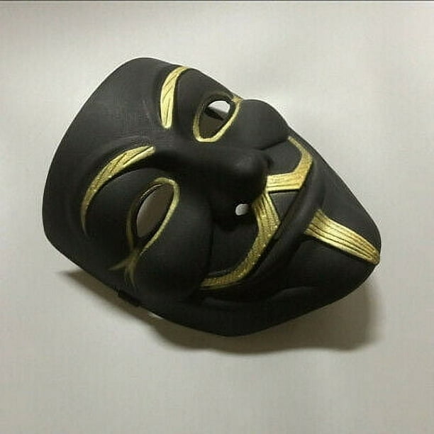 BigFunClub V for Vendetta Black Hacker Mask Project Zorgo Costume