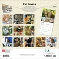 thumbnail image 2 of Cat Lovers | 2026 12x24" (Hanging) Square Wall Calendar | Plastic-Free, 2 of 9