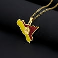 thumbnail image 3 of Transemion Gift Idea Pendant Necklace Unique Suitable For All Ages Gold Statement Steel color 1Set, 3 of 6