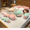 thumbnail image 1 of Funny Soft Simulation Crocodile Plush Toy Cartoon Animal Alligator Stuffed Doll Bed Sleeping Pillow Cushion Friend Birthday Gift zhangmengya LED, 1 of 2
