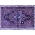 thumbnail image 1 of Ahgly Company Machine Washable Indoor Rectangle Persian Blue Traditional Area Rugs, 2' x 4', 1 of 4