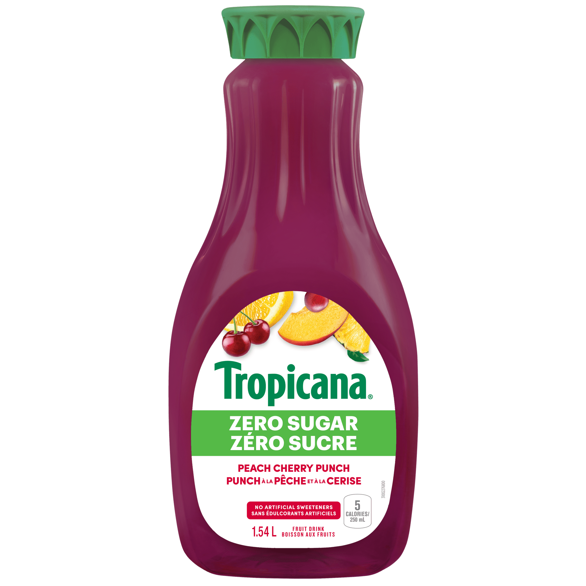 Tropicana Zero Sugar Peach Cherry Punch 1.54L - Walmart.ca