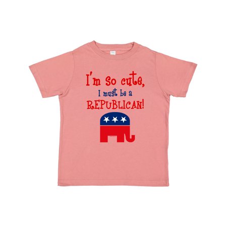

Inktastic So Cute Republican Gift Toddler Boy or Toddler Girl T-Shirt