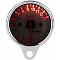 thumbnail image 2 of Tacómetro para motocicleta, tacómetro, medidor, tacómetro universal de 12 V con pantalla LED para motocicleta, medidor de tacómetro electrónico de 13 000 RPM, 2 of 5