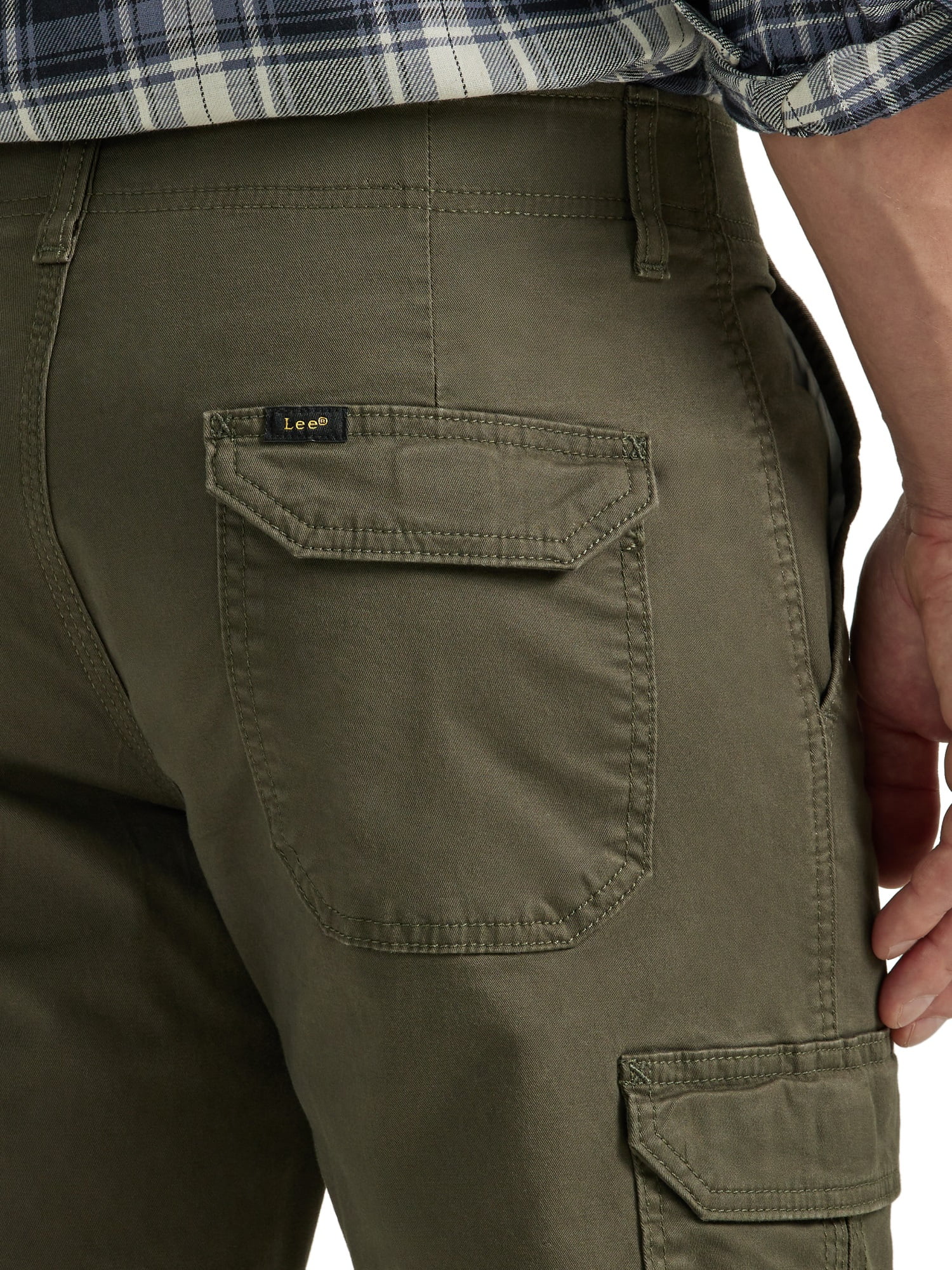 Lee Men's Extreme Comfort Cargo Twill Pant Straight Fit