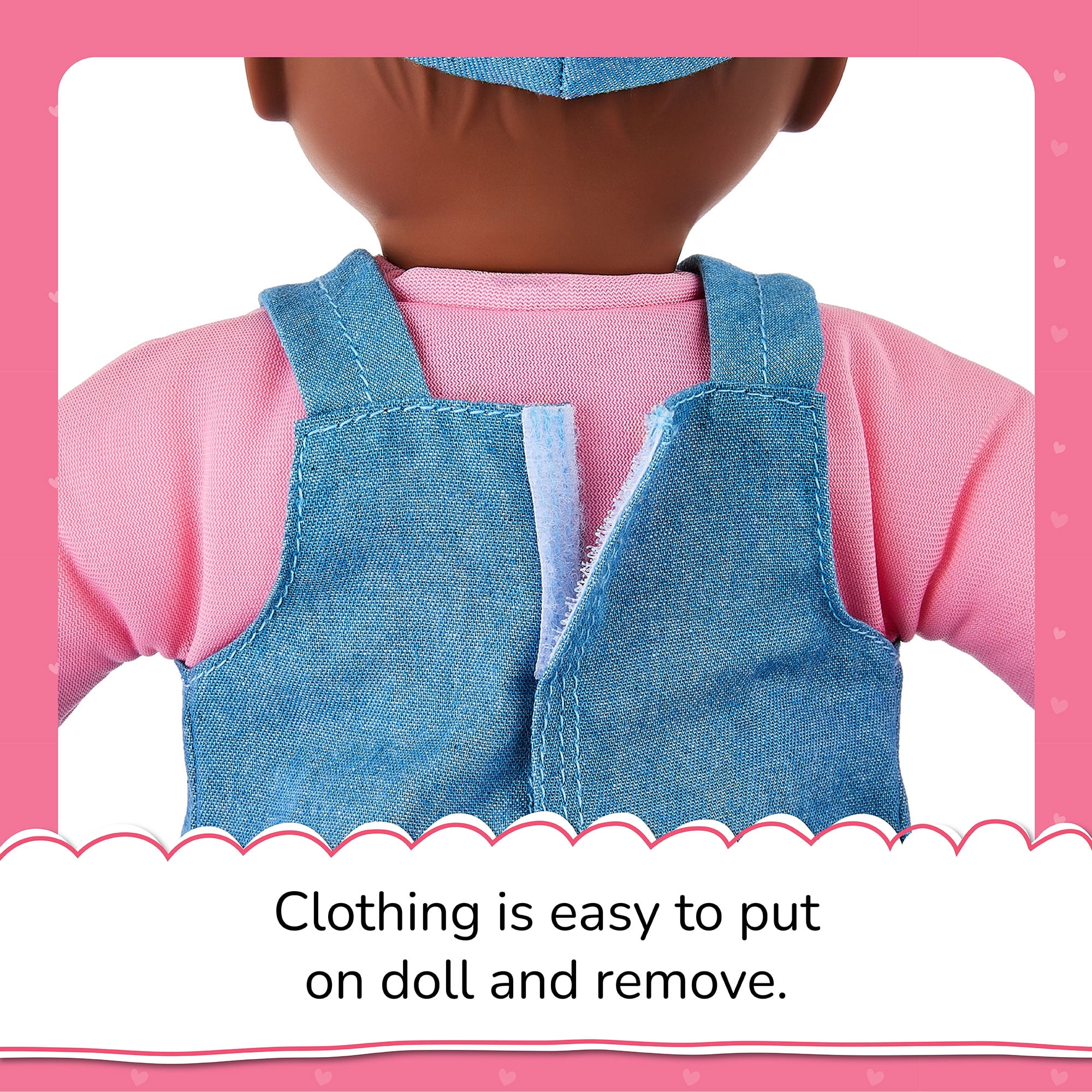 My Sweet Love 12-Inch Soft Baby Doll, Denim Outfit