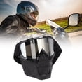 thumbnail image 4 of Off Road Skull Gooles , Skull Goggles  Practical  For Hiking Black Frame Silver Goggles Lens, 4 of 8